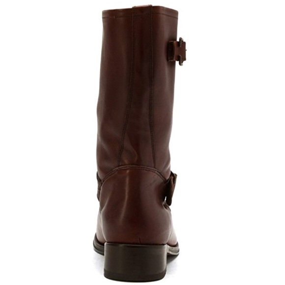 Vintage Burgundy Rich Leather Vero Cuoio Boots - Picture 3 of 5